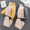 thumbnail image 7 of Godderr 2Pcs Kids Baby Boys Fleece Sweatshirt Jogger Pants Set Autumn Winter High Collar Toddlers Sweatsuit Sweatpants Outfit Infant Thick Warm Tracksuits Set for 12M-10Y, 7 of 7