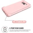 thumbnail image 4 of Phone Case for Samsung Galaxy S8 Hard Cover Shockproof Soft Silicone Bumper Hybrid Three Layer Defender Heavy Duty Protective Cell Accessories Glaxay S 8 8S Edge SM-G950U Cases Women Rose Gold, 4 of 13