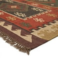 thumbnail image 2 of Jaipur Bedouin Amman Flat Weave Tribal Pattern Hemp/Jute Handmade Rug, 2 of 4