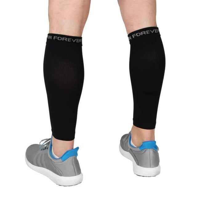 Mangas de compresión para pantorrillas Run Forever Sports unisex