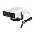 thumbnail image 1 of White 24V Calentador de parabrisas de invierno, ventilador, calentador eléctrico de coche, descongelador portátil para camión, 1 of 5