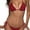 Color 01, variant on Women Two Piece Swimsuit Sexy Swimwear Halter String Triangle Bikini Sets