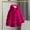 Hot Pink, variant on Dyfzdhu Toddler Girls Jacket Fall Fashionable Winter Infant Kids Fleece Collar Soild Jackets Warm Hooded Woolen Coats