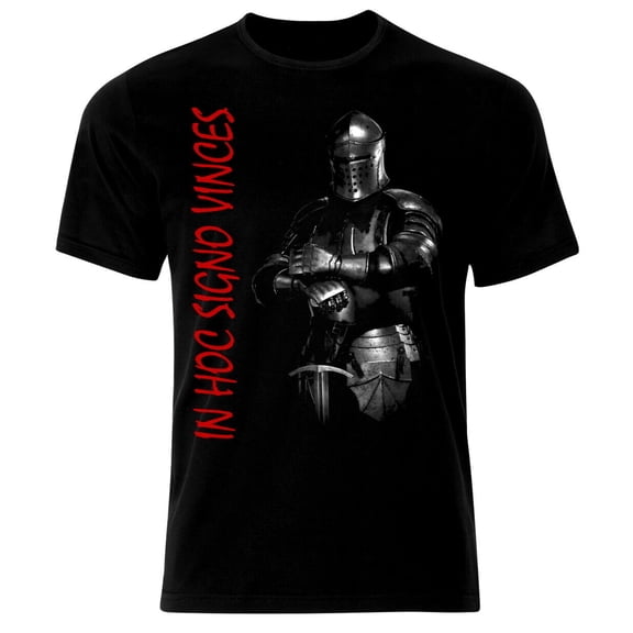 Crusader Warrior Knight Templar Christianity Jesus Cross T-Shirt