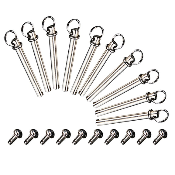 BESTOYARD Folding Fan Shaft Rivets Stainless Steel for Hand Fan Maintenance