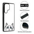 thumbnail image 2 of WIRESTER Shockproof Soft Rubber Cover Case for Samsung Galaxy S25 Ultra 6.8" 2025, Animal White Silver Point Ragdoll Cat, 2 of 5