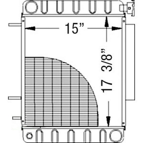 RAParts A & I Products Radiator Parts. Replacement Fits Ford - Fits New Holland Part Number...