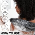 thumbnail image 6 of African Net Sponge Authentic - 1 Pieces Real African Exfoliating Loofah Sponge with Knots - African Net Wash Cloths for Body Scrubber Exfoliator - Back Scrub for Shower Bath Accessories(Black), 6 of 12