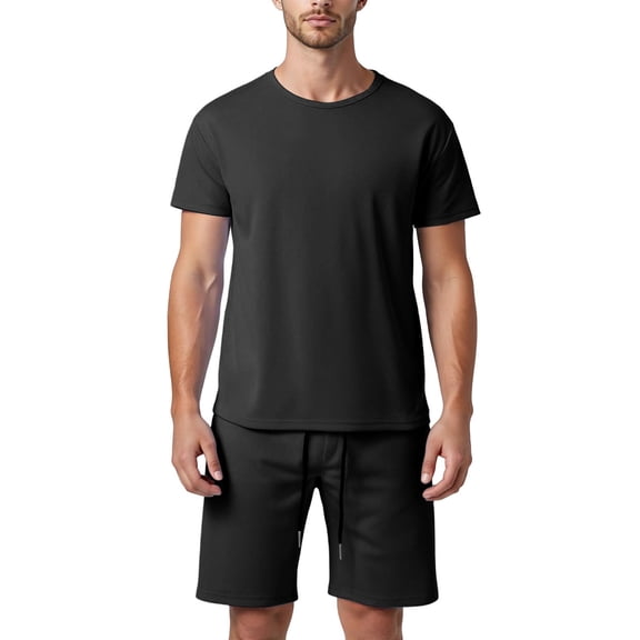 Short Sets 2 Piece Sets Mens T-Shirts and Shorts Summer Outfits for Men Beach Shorts Mens Vacation Outfits