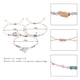 thumbnail image 4 of 3 unids/set mujeres forma geométrica cristal estrella patrón pulsera joyería, 4 of 8