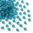 thumbnail image 3 of Beads Czech Bicone(451 69 302 Rondelle) 60100 840 Indicolite Matt 4mm Hole: 0.8mm, 3 of 4