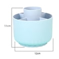 thumbnail image 7 of Dujiujun Pen Holder 360-Degree Rotating Desk Organizer with 5 Slots Large Capacity Makeup Brush Holder Pencil Container, 7 of 7