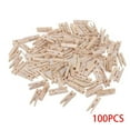 thumbnail image 2 of 100 Pcs Pinces à Linge en Bois Naturel 3.0*0.4cm, 2 of 6