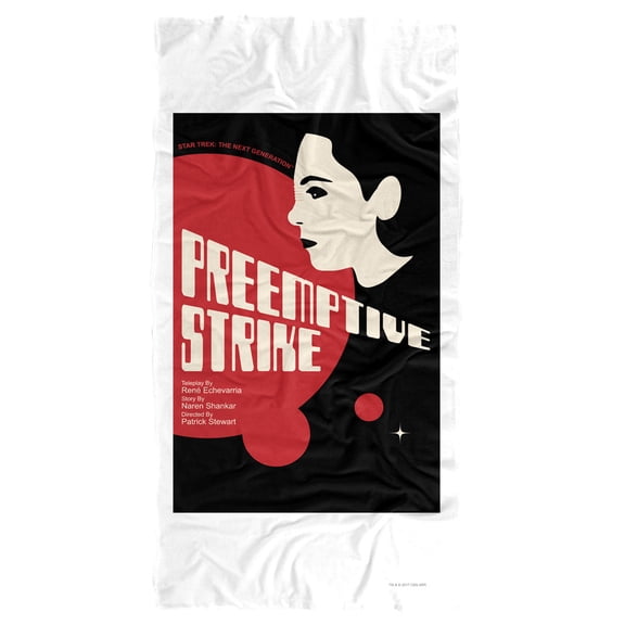 Star Trek Beach Towel, 30"x60" TNG Season 7 Episode 24 Beach Towel