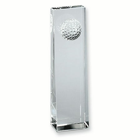 Golf Trophy Shadow Box - Optic Glass Golf Ball Trophy Inspirational Award Gifts For Women For Her