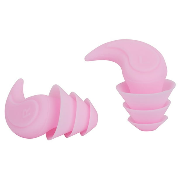 Xihbxyly Tapones para Los Oídos para Natación, Diseño de Orificio Superconductor, Ajuste Cómodo, Impermeables para Natación, Surf y Ducha, Reutilizables, Estuche Portátil Incluido, 1 Par, Tamaño Univ