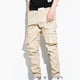 thumbnail image 5 of Ceisia Men's Solid Color Multi-Pocket Cargo Pants with Tapered Cuffs Khaki XXL Gifts, 5 of 6