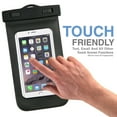 thumbnail image 2 of Waterproof Case Transparent Bag IPX8 Pouch Cover Touch Screen [Black] O1K for Kyocera DuraForce Pro 2 - LG X Venture Power Charge, V40 ThinQ, V35 ThinQ V30 V20 V10, Tribute HD Dynasty 2, 2 of 8