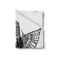 thumbnail image 2 of Vintage Soft Flannel Fleece Throw Blanket, Italian Rome Heraldry Eagle Pattern European Empire Heritage Culture Print, Cozy Plush for Indoor and Outdoor Use, 50" x 70", Black White, by Ambesonne, 2 of 6