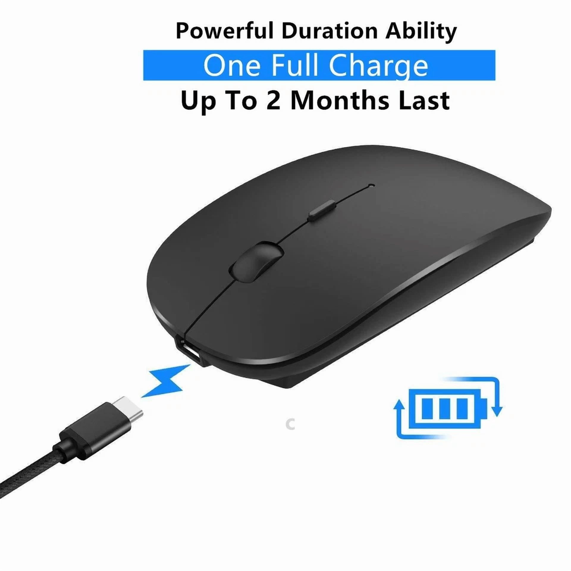 CIRCLE- Bluetooth Mouse, Pro-V Slim Dual Modes Bluetooth4.0/2.4G Wireless Mice, Silent