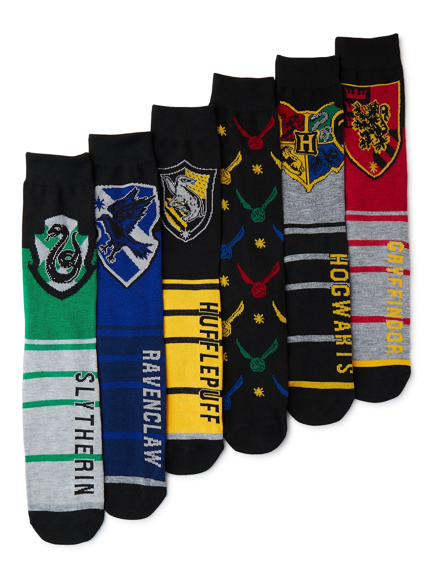 Harry Potter Mens Socks, 6-Pack