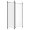 thumbnail image 5 of Carevas 4-Panel Room Divider White 78.7"x78.7" Fabric, 5 of 7