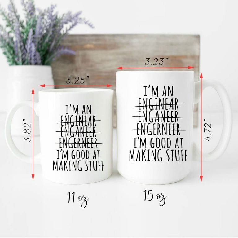 Engineer Gifts – Funny Coffee Mug Engineer Gifts For Men, Co Worker Gift –  Unique Coffee Mug, Ceramic Novelty Coffee Mugs 11oz, 15oz Mug, Tea Cup