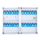 thumbnail image 2 of Caja organizadora de llaves, caja de almacenamiento, gabinete para llaves para negocios y hogar, caja de seguridad para montaje en pared 215x55x325cm24Etiqueta, 2 of 9