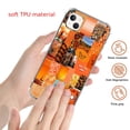 thumbnail image 2 of Orange Aesthetic Case Compatible with iPhone 14,Aesthetic Art Design TPU Bumper Cover Case, 2 of 5