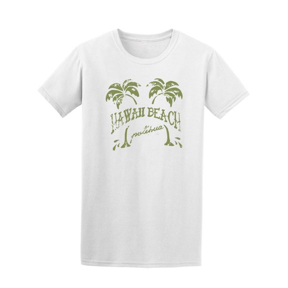 Tropical Palms Hawaii Beach Tee. Men's-Image by Shutterstock