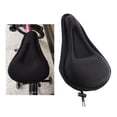 thumbnail image 1 of 3D Soft Seat Breathable Saddle Seat Cover Breathable Comfortable Triangular Groove, 1 of 10