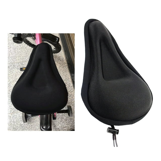 3D Soft Seat Breathable Saddle Seat Cover Breathable Comfortable Triangular Groove