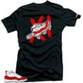 thumbnail image 2 of Shirt to Match Jordan 11 Cherry Varsity Red Match Jordan Tee, 2 of 6