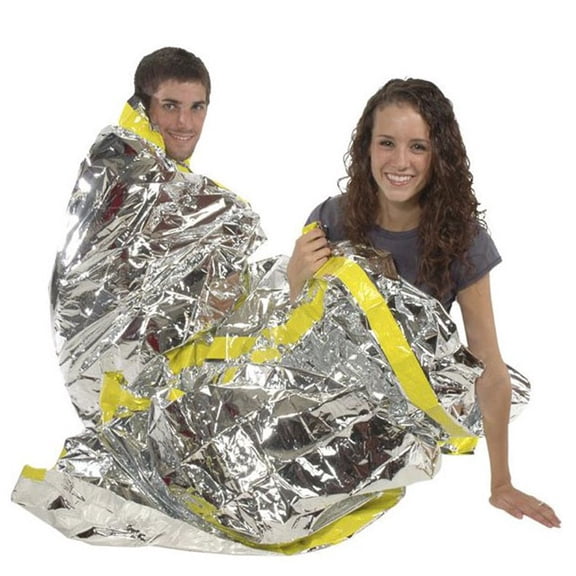 Camping & Hiking Reusable Emergency Foil Sleeping Bag for Outdoor and Shelter