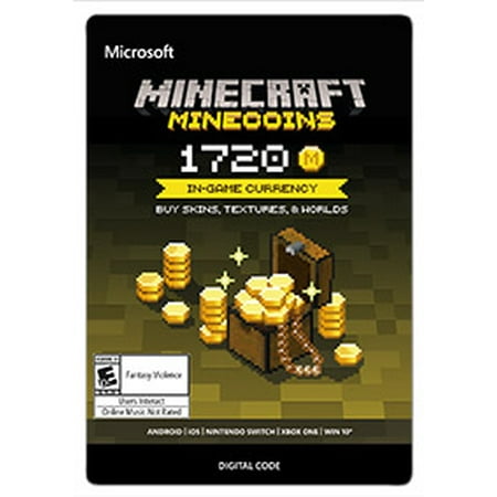 Minecraft Minecoin Pack 1720 Coins, Microsoft, [Digital (Best Minecraft Texture Packs 2019)