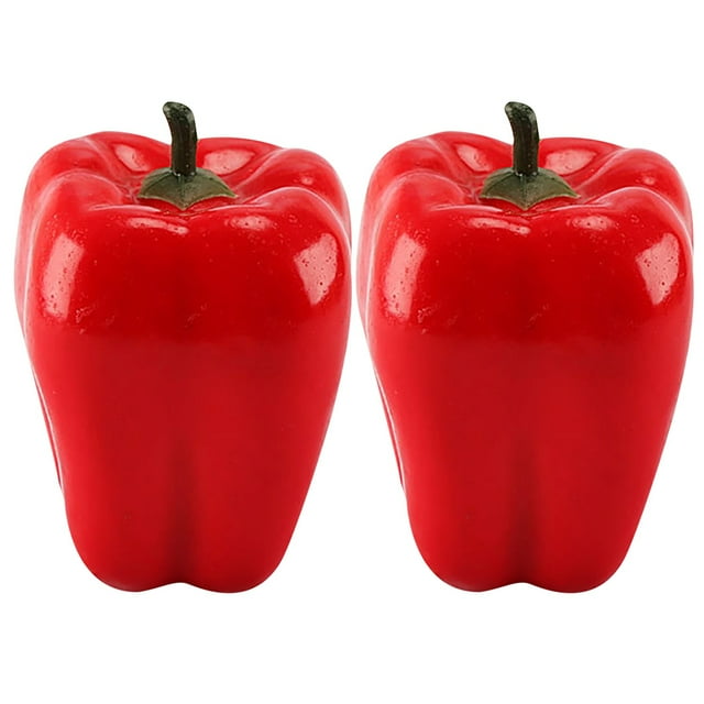 Coofit Artificial Pepper Foam Lifelike Realistic Creative Faux Pepper Fake Pepper