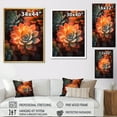 thumbnail image 4 of Designart "Warm Orange Succulent Growth" Succulent Floater Framed Canvas Prints, 4 of 5