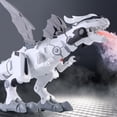 thumbnail image 4 of Dvkptbk Children's Electric Dinosaur Light Concert Walk Will Be Called Mechanical Dinosaur Model Toy With Spray Effect, 4 of 7