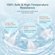 Aparatoo Nasal Aspirator Baby, Electric Nose Suckers, 4 Silicone Tips and 3 Suction Levels, Rechargeable Baby Nasal Aspirator, Anti-Backflow Snot Sucker for Newborns, Toddlers