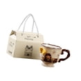 thumbnail image 4 of Taza de cerámica, taza de té con diseño de mariposa, chica bonita y elegante con colección de cajas de regalo, taza de café, regalo de cumpleaños para Estilo D, 4 of 8