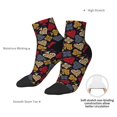 thumbnail image 6 of Naloa Vintage Card Ankle Socks for Women Non Slip Socks No Show Socks Classic Low Cut Casual Socks Casual Socks, 6 of 7