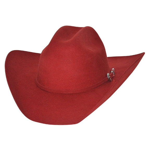 Bullhide Kingsman 4X Red Felt Cowboy Hat 0550GR