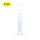 thumbnail image 1 of Cilindro graduado de plástico Uxcell de 25 ml, cilindro de medición, marcado métrico de 2 lados, 4 piezas, 1 of 5