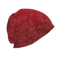 thumbnail image 4 of Kll Vintage Burgundy Winter Fall Beanie Knit Hats For Men & Women - Warm & Soft Stylish Toboggan Caps For Cold Weather, 4 of 9