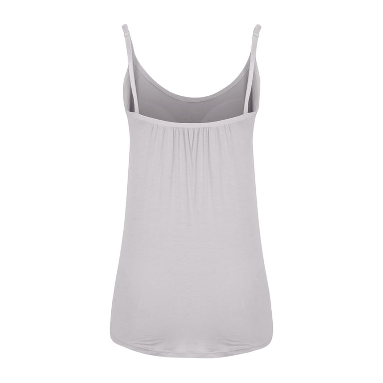 Tmtolofot Built In Bra Tank Tops for Women Lightweight Comfy 