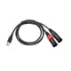 thumbnail image 4 of Cable auxiliar Cable amplificador Cable de audio Cable de audio estéreo Cable USB a 2 XLR 3M, 4 of 9