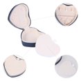 thumbnail image 3 of Unique Bargains Jewelry Box Mini Heart-shaped Portable PU Leather Jewelry Organizer Blue, 3 of 8
