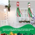 thumbnail image 2 of Becaristey 2pack/lot Snowman And Santa Claus Outdoor Hanging Decoration Easy To Clean And Store Lightweight 1Set, 2 of 6