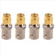thumbnail image 1 of 4X Adaptador Conector SMA Macho Dorado A BNC Hembra Plateado, 1 of 3
