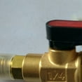 thumbnail image 3 of AC Air Climatisé Réfrigération Réfrigération Réfrigération Liquide Liquide Liquide Tuyau Robinet à Tournant Sphérique Adaptateur Jaune, 3 of 7